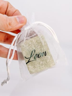 Geurblokje in satijnen  zakje