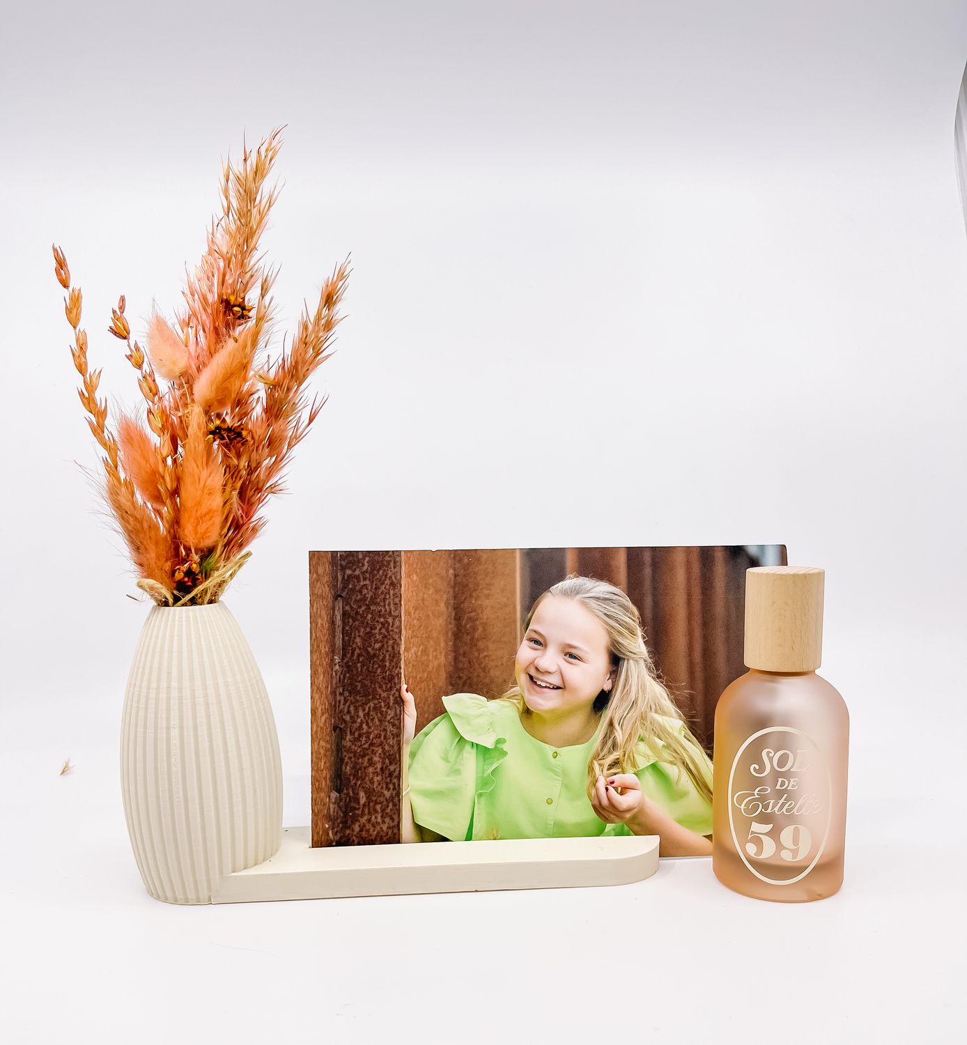 Memory shelf - 3D print met vaasje