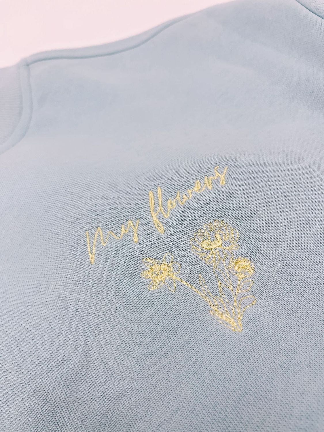 Sweater geboortebloem