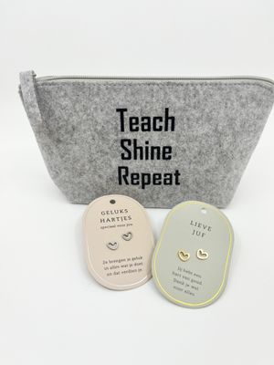 Geschenkset allround tasje + oorringen