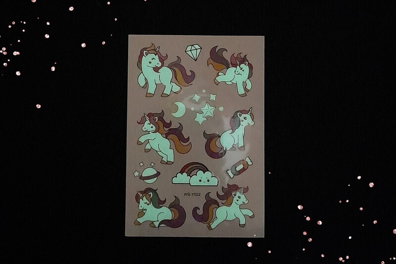 Unicorn Tattoo's + Lichtgevend