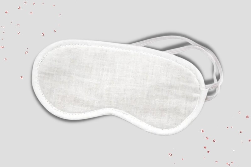 Blanco textiel slaapmasker