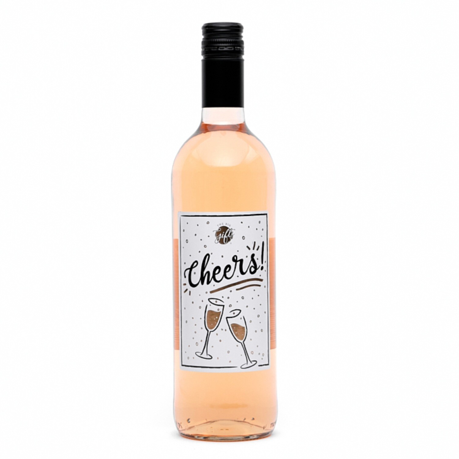 Wijnfles rosé - Cheers!