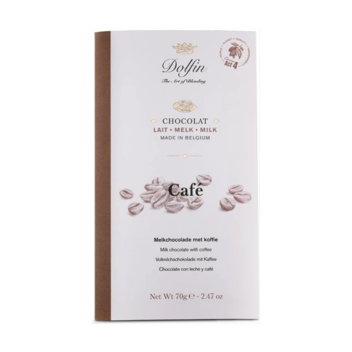 Tablet melk koffie