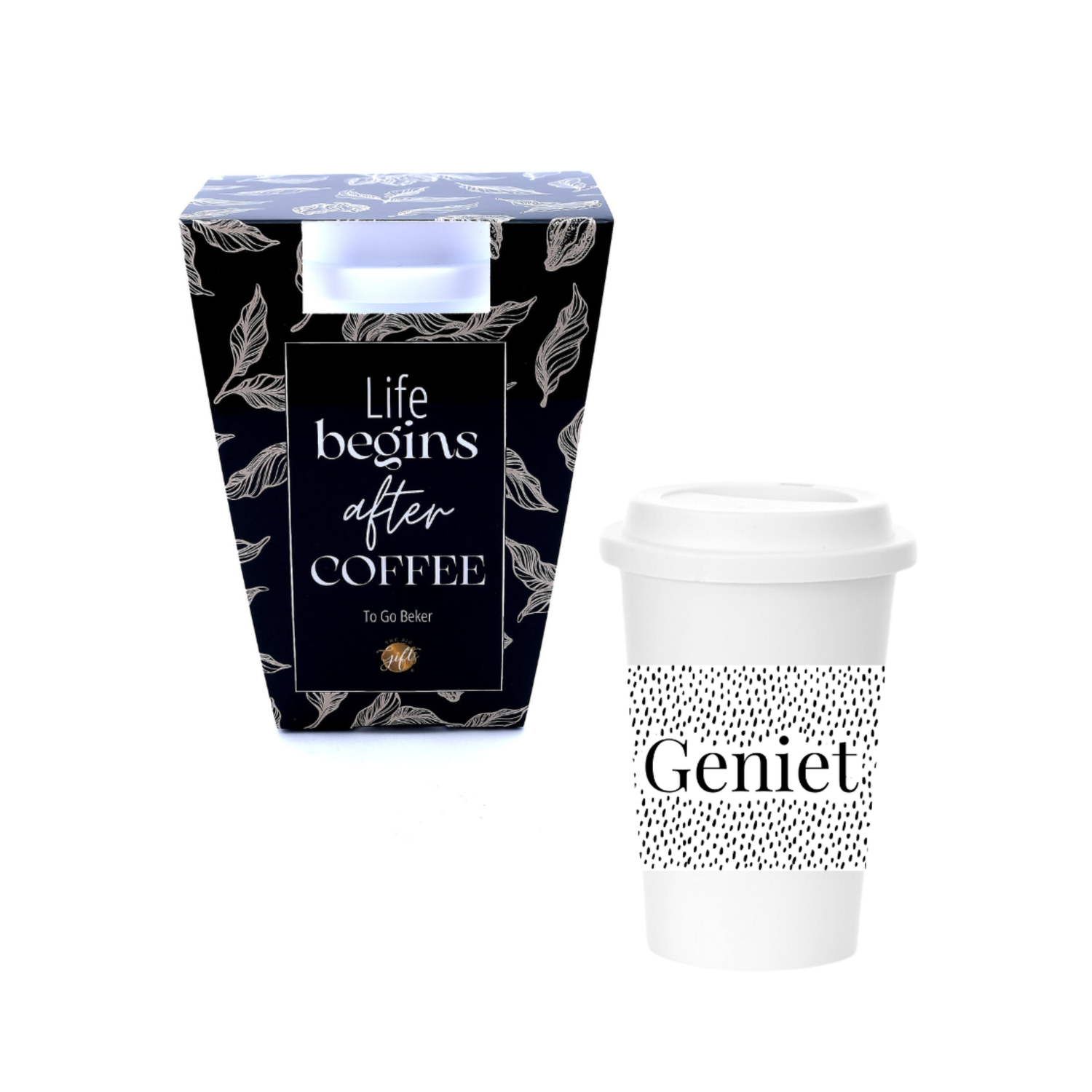 To Go Beker – Life Begins After Coffee