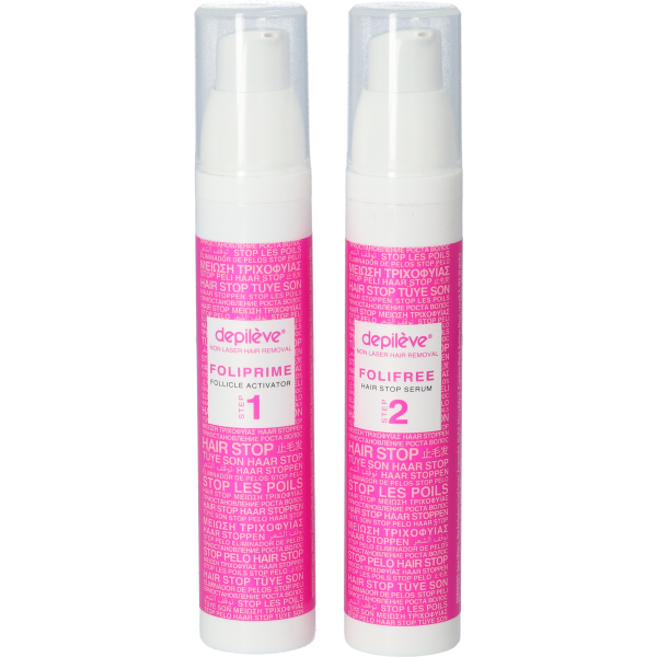 Depilève Duo Foliprime + Folifree 2 x 50 ml of 2* 200ml