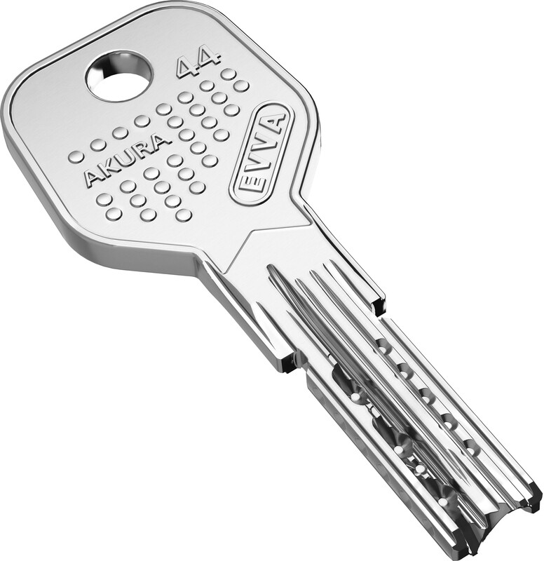 EVVA AKURA44 sleutel - 285TB (nabestelling)