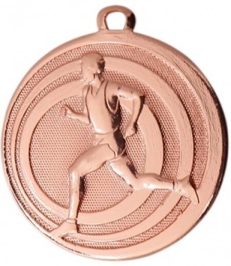 Medaille - lopers / 45mm Medaille - lopers / 45mm, Kleur: Brons