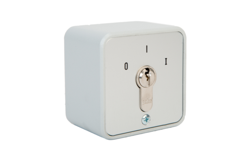 GEBA sleutelschakelaar - éénzijdige 0/1 schakelaar NO/NC