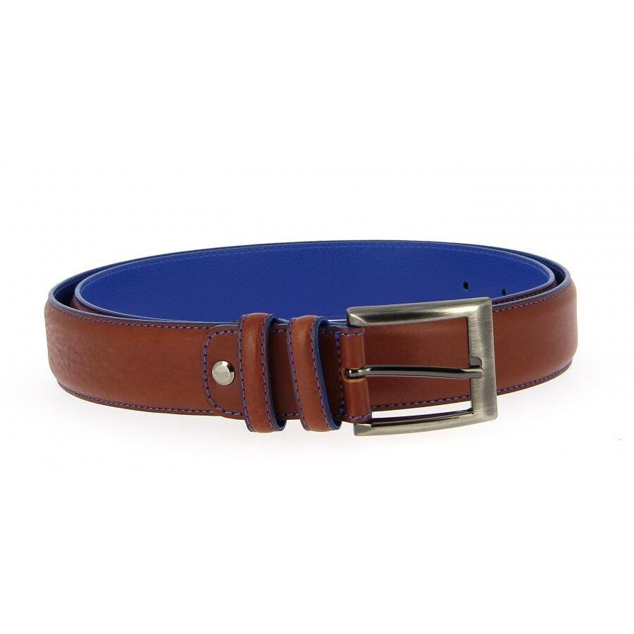 Broeksriem 518/40 - Gladleer, Kleur: Cognac