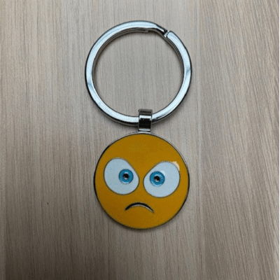 Emoji sleutelhanger - Angry Face 2