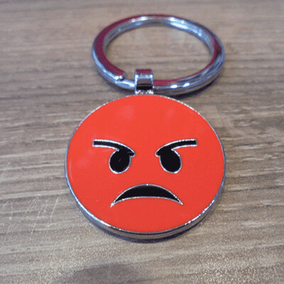 Emoji sleutelhanger - Angry Face