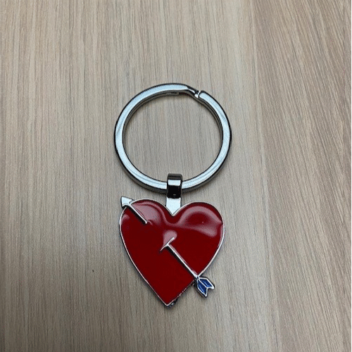 Emoji sleutelhanger - Hart met pijl