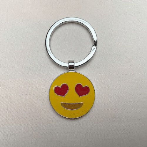 Emoji sleutelhanger - Heart eyes
