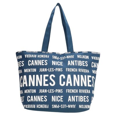 Pe-florence cities shopper - Cannes - Blauw