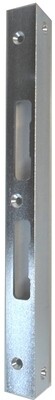 Hoeksluitplaat centrale sluiting - 20x20x300mm - Zilver