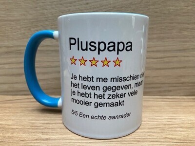 Mok met tekst: (plus)mama beoordeling