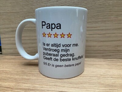 Mok met tekst: (plus)mama beoordeling