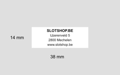 COLOP printer 20 stempel - 38x14 mm
