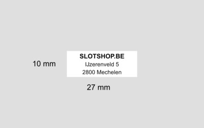 COLOP printer 10 stempel - 27x10 mm