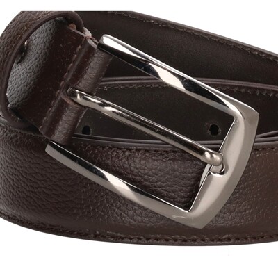 Double-D Caravaggio broeksriem - bruin - breedte: 35mm