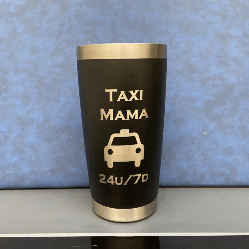 Tumbler/Reisbeker - Taxi mama/papa