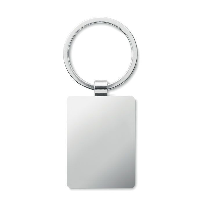 Metalen sleutelhanger, bamboe inleg - Afghaanse windhond