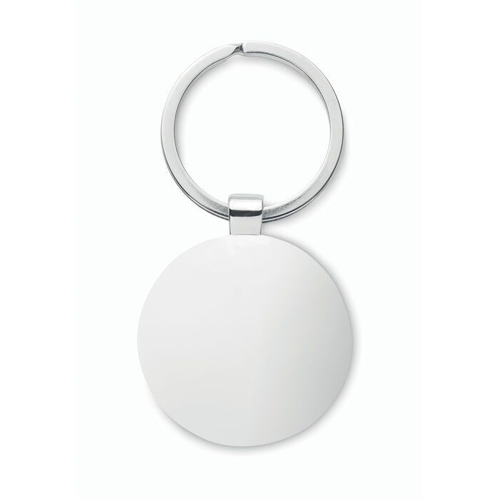 Metalen sleutelhanger, bamboe inleg - Hotel mama