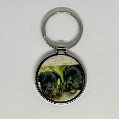 Sleutelhanger met foto - Rond