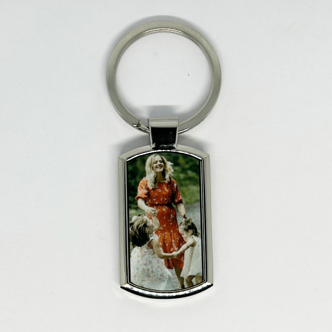 Sleutelhanger met foto - Rechthoekig