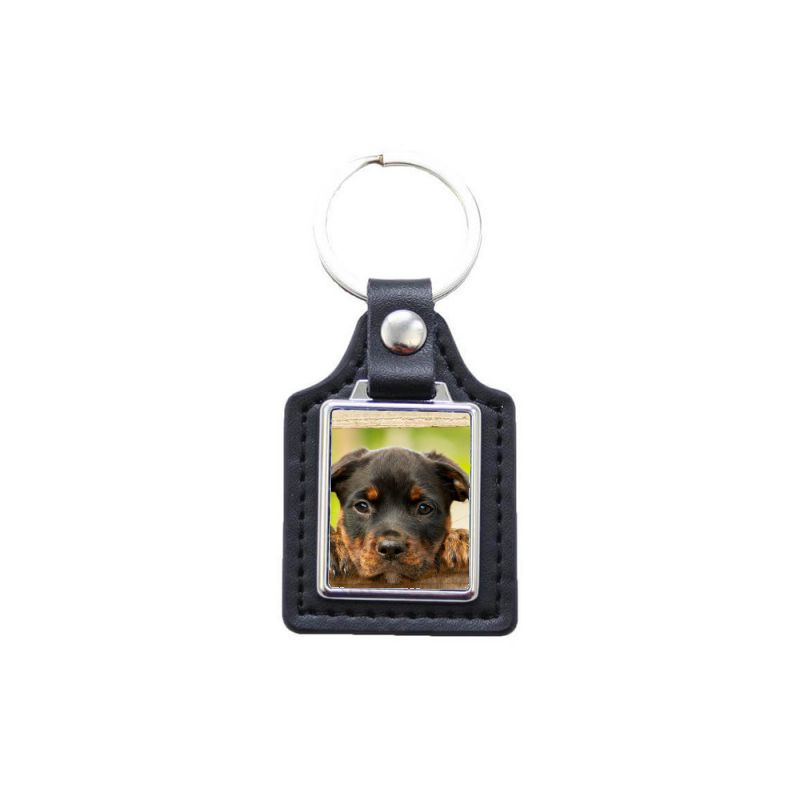 Sleutelhanger met foto - Leder