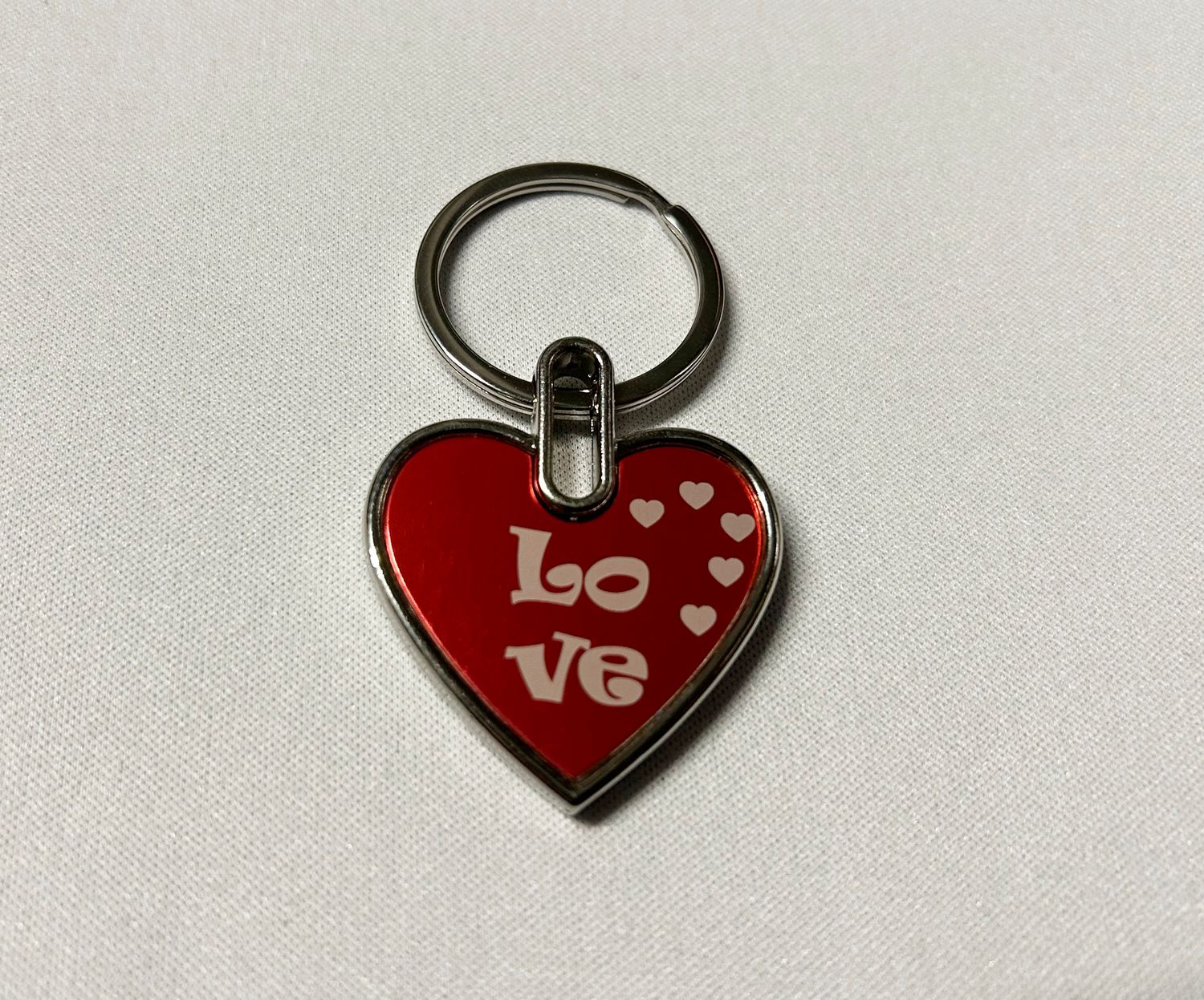 Metalen sleutelhanger - Love