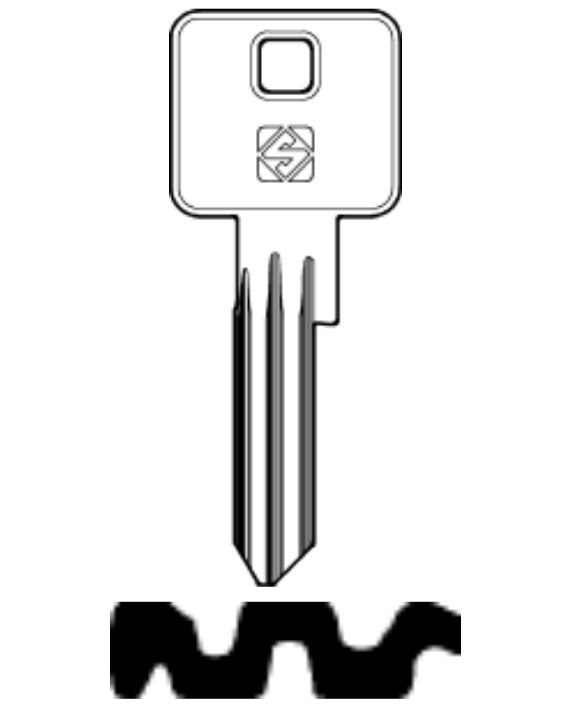 Abus E60 sleutel op code (RM-reeks)