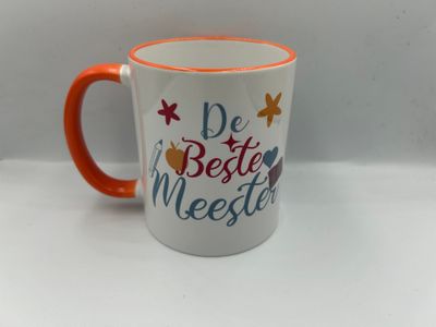 Mok met tekst - De beste juf/meester Mok met tekst - De beste juf/meester