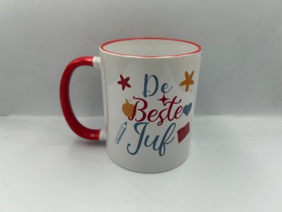 Mok met tekst - De beste juf/meester