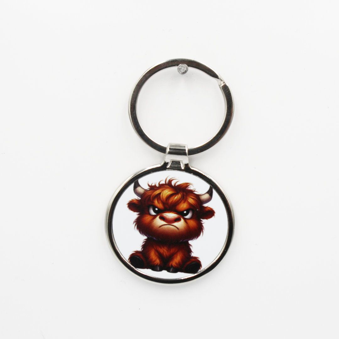 Metalen sleutelhanger - Boze os