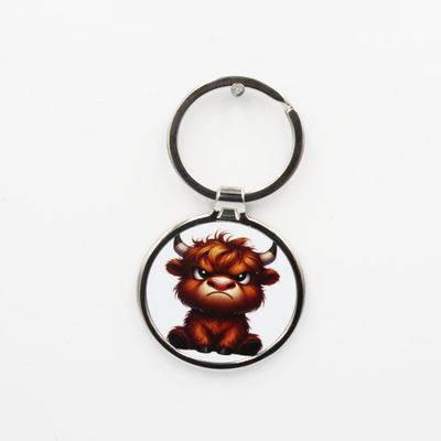 Metalen sleutelhanger - Boze os