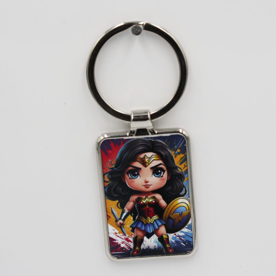 Metalen sleutelhanger - Wonder woman