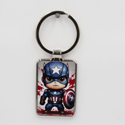 Metalen sleutelhanger - Captain America