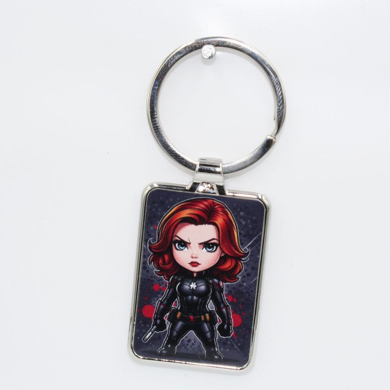 Metalen sleutelhanger - Black Widow