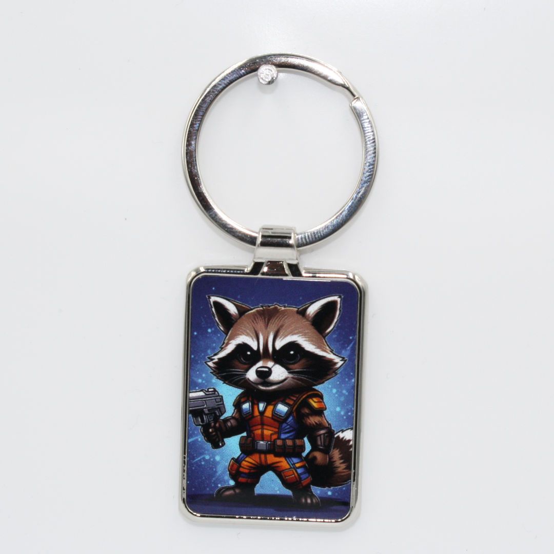 Metalen sleutelhanger - Rocket
