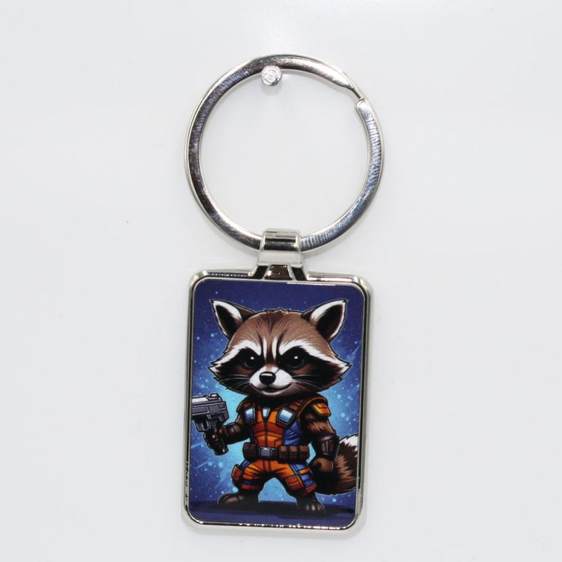 Metalen sleutelhanger - Rocket