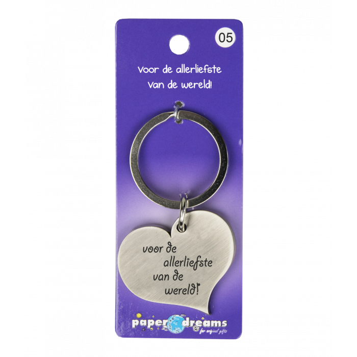 Hart met tekst: Voor de allerliefste van de wereld Hart met tekst: Voor de allerliefste van de wereld