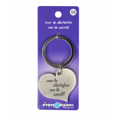 Hart met tekst: Voor de allerliefste van de wereld