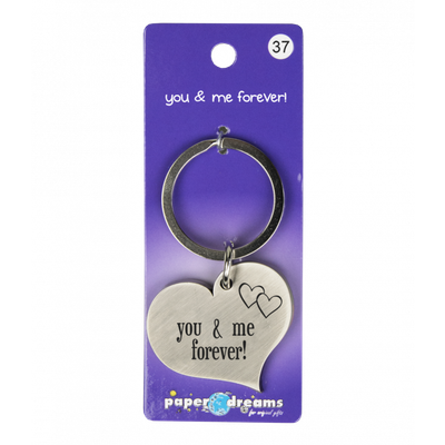 Hart met tekst: You and me forever Hart met tekst: You and me forever
