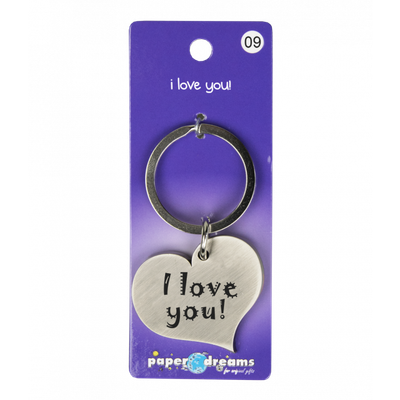 Hart met tekst: I love you Hart met tekst: I love you