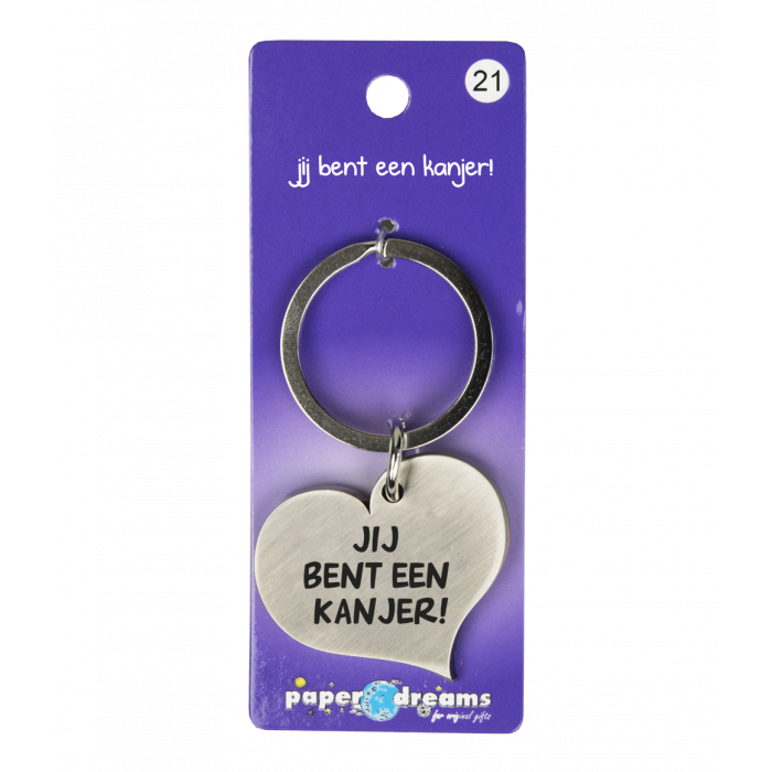 Hart met tekst: Jij bent een kanjer