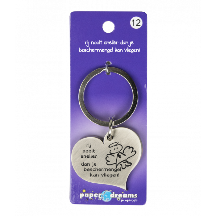 Hart met tekst: Rij nooit sneller dan je beschermengel kan vliegen Hart met tekst: Rij nooit sneller dan je beschermengel kan vliegen