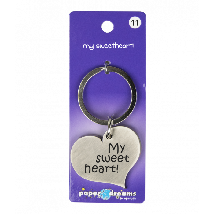 Hart met tekst: My sweetheart