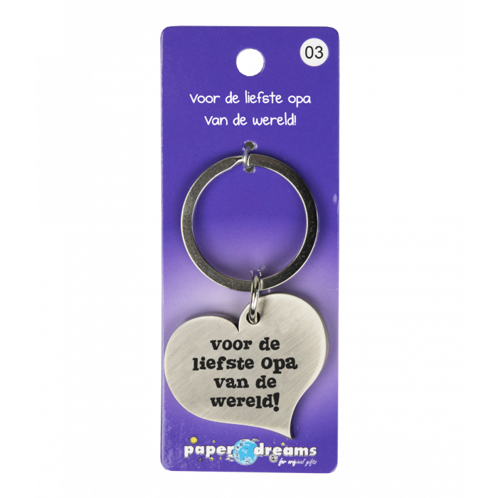 Hart met tekst: Voor de liefste opa Hart met tekst: Voor de liefste opa